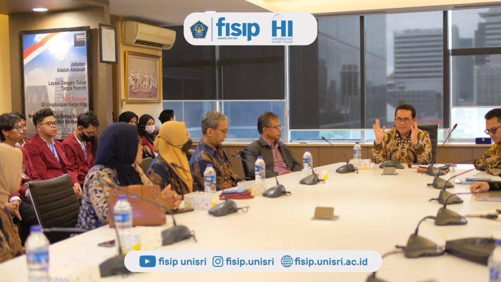 Dorongan Kementerian Perdagangan dalam Kuliah Kunjungan Institusi FISIP UNISRI: Ayo Menjadi Pengusaha