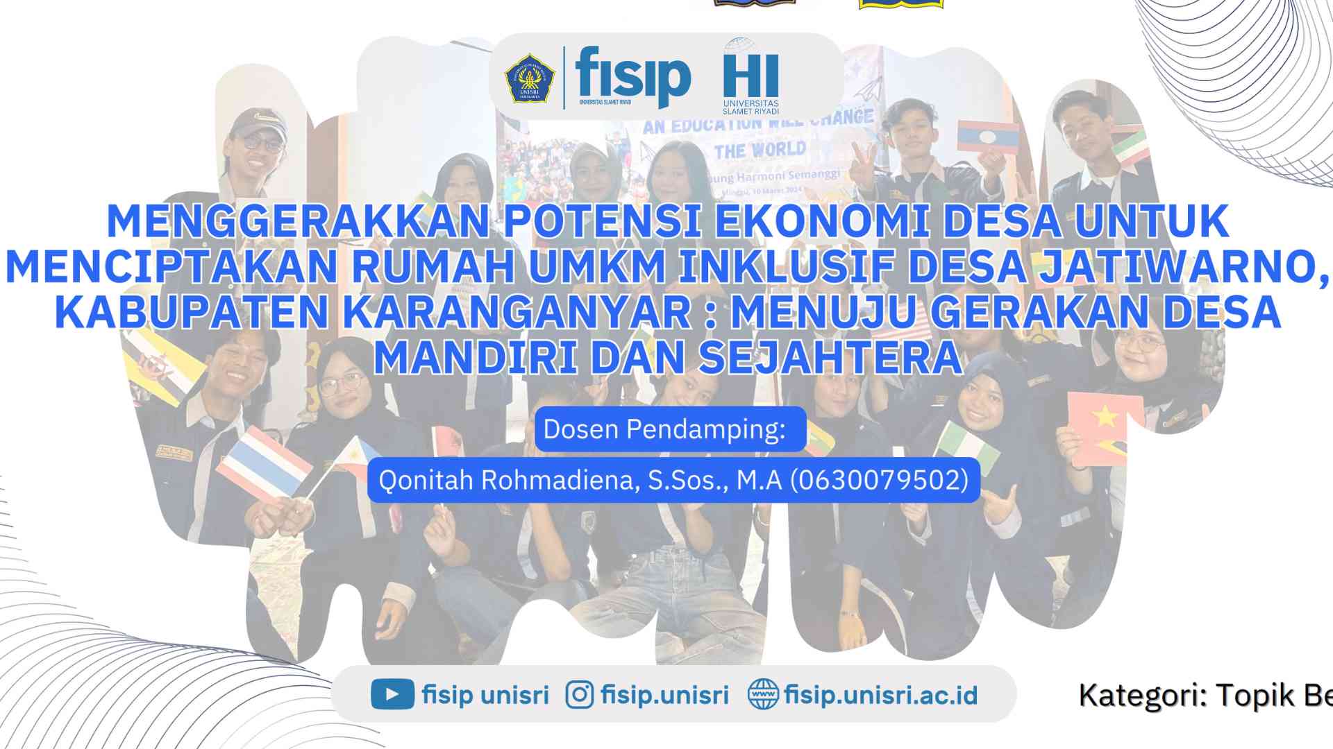 Ajang Hibah PPK Ormawa dari DIKTI: Selamat HIMAHI Menang