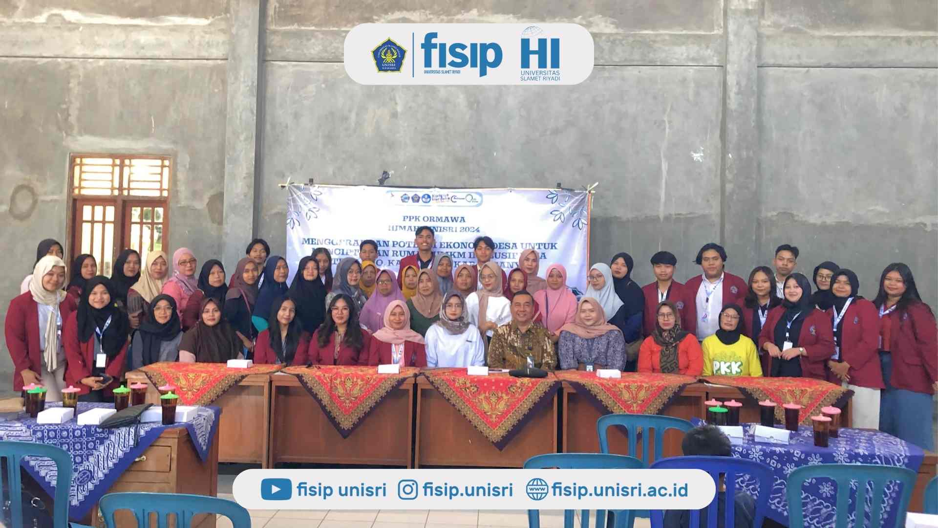 Pembukaan Rangkaian Kegiatan PPK Ormawa: Mahasiswa HI UNISRI Pemenang Hibah Memulai Aksi Nyata