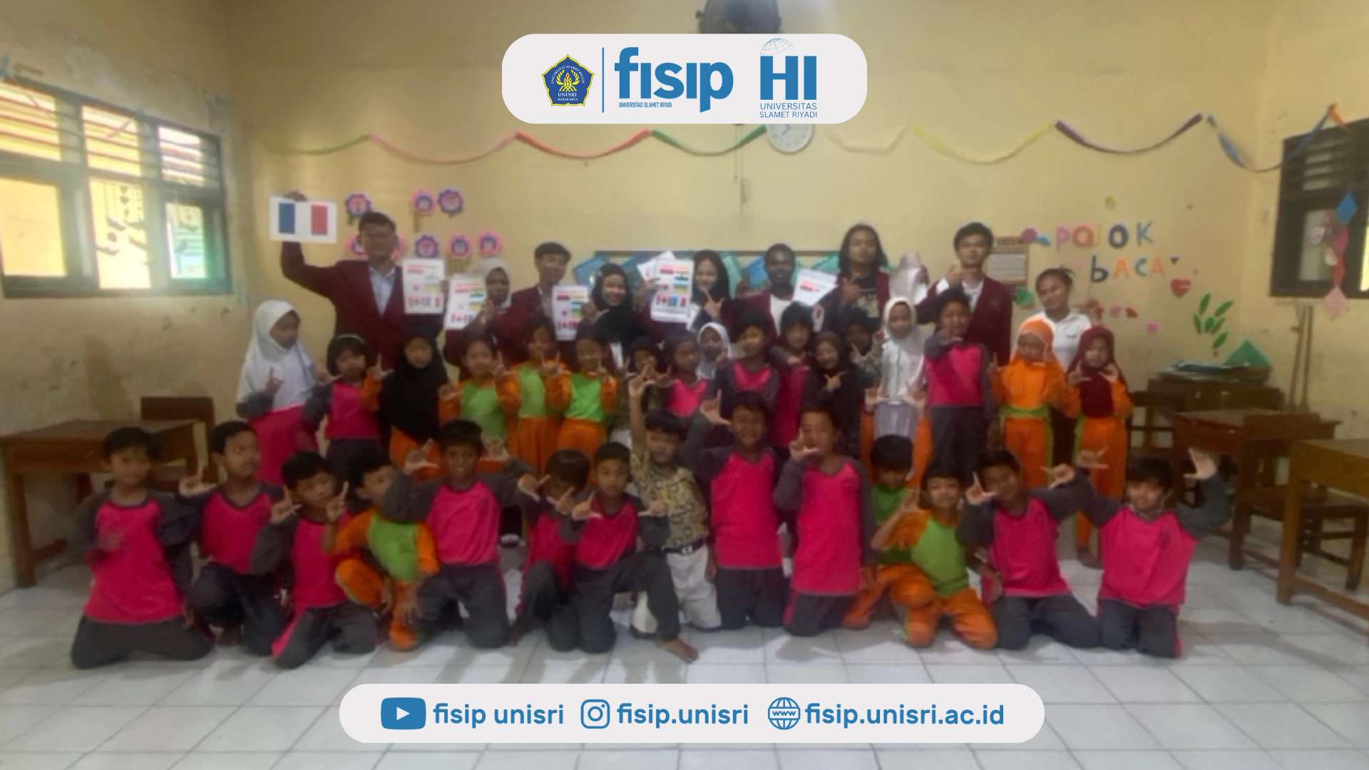 Kegiatan Kemanusiaan Mahasiswa HI UNISRI: “Fun Learning with IR 24”