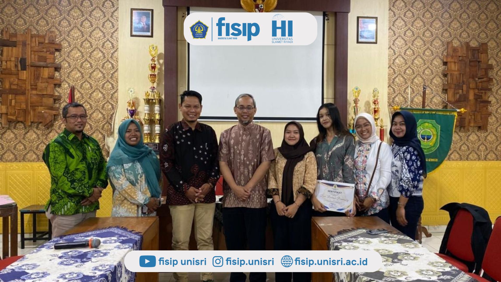 Prodi HI UNISRI Dorong Diplomasi Daerah Bantul melalui Program Magang Mahasiswa