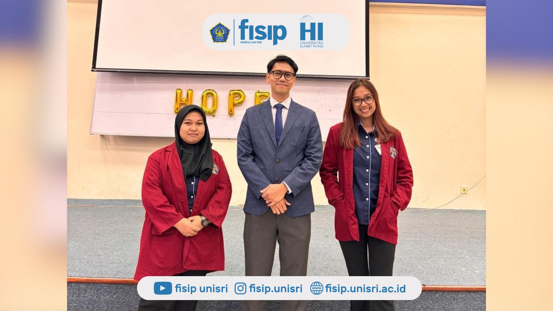 Dua Mahasiswa Prodi HI UNISRI Ikuti Program Pertukaran Mahasiswa Internasional di Malaysia