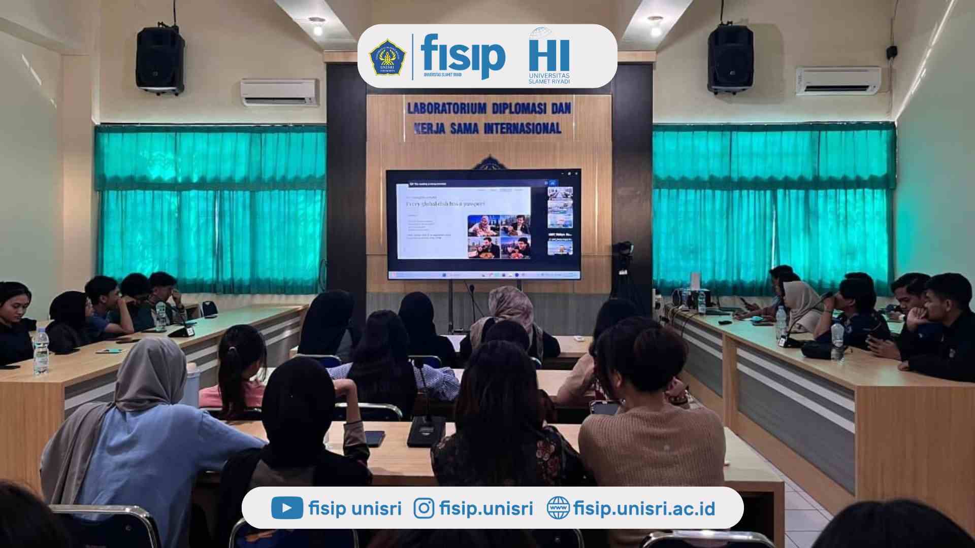 Mahasiswa HI UNISRI Ikuti Global Classroom Bersama Universiti Sultan Zainal Abidin Malaysia, Bahas Isu Migrasi Manusia